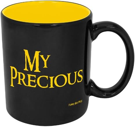 My Precious Ceramic Coffee Mug 11oz - Funny Coffee Mug for Women and Men - Novelty Coffee Cup with Sayings - Perfect Gag Gift for Friends Coworker Boss Birthday Christmas