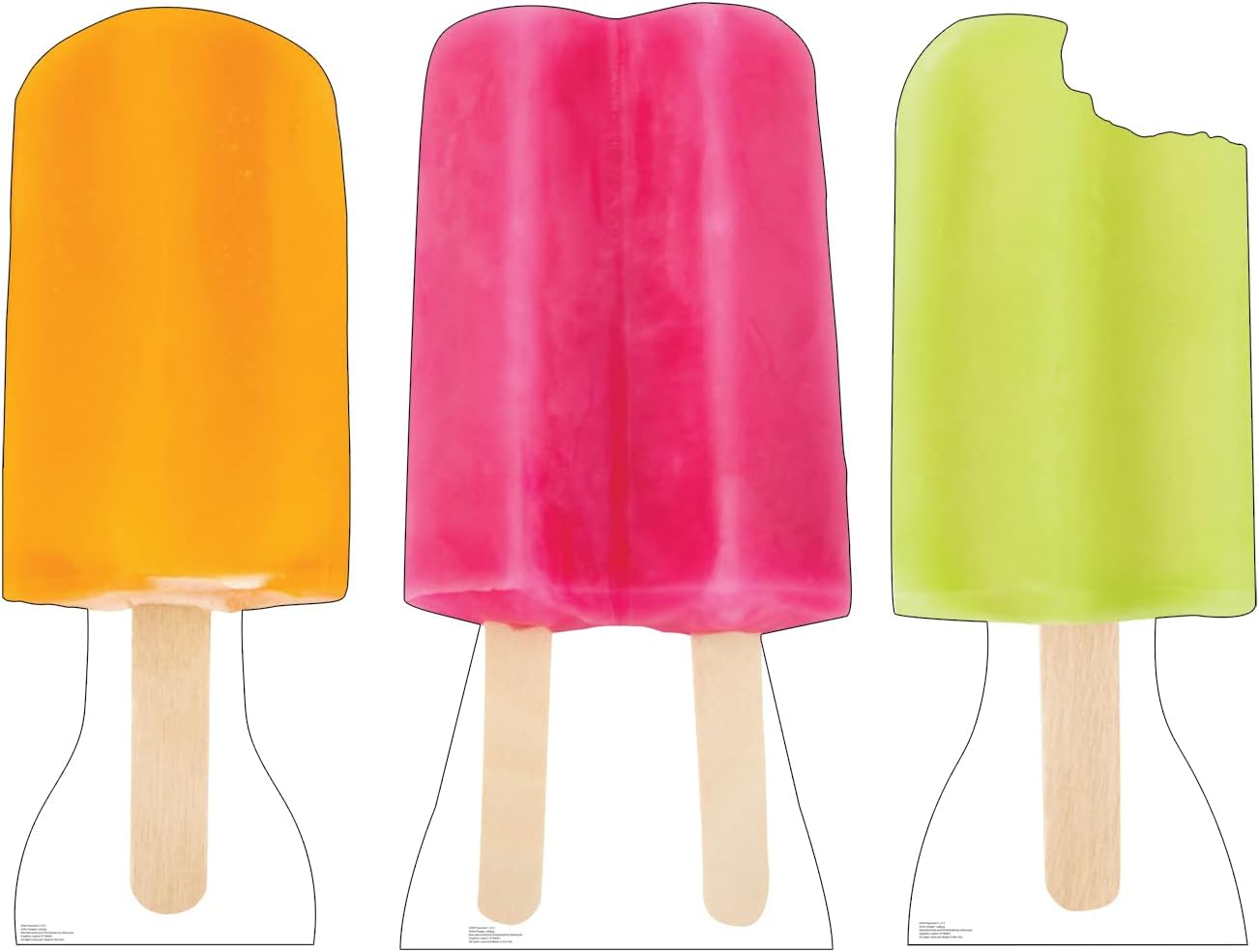 Advanced Graphics Popsicle Set of 3 Cardboard Cutout Standups