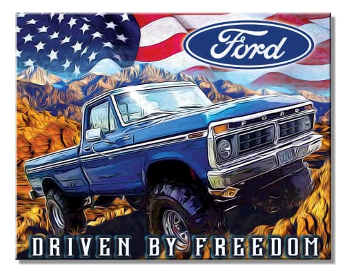 Desperate Enterprises Ford Truck Tin Signs