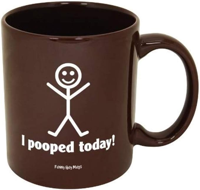 Funny Guy Mugs Funny Poop Coffee Mugs