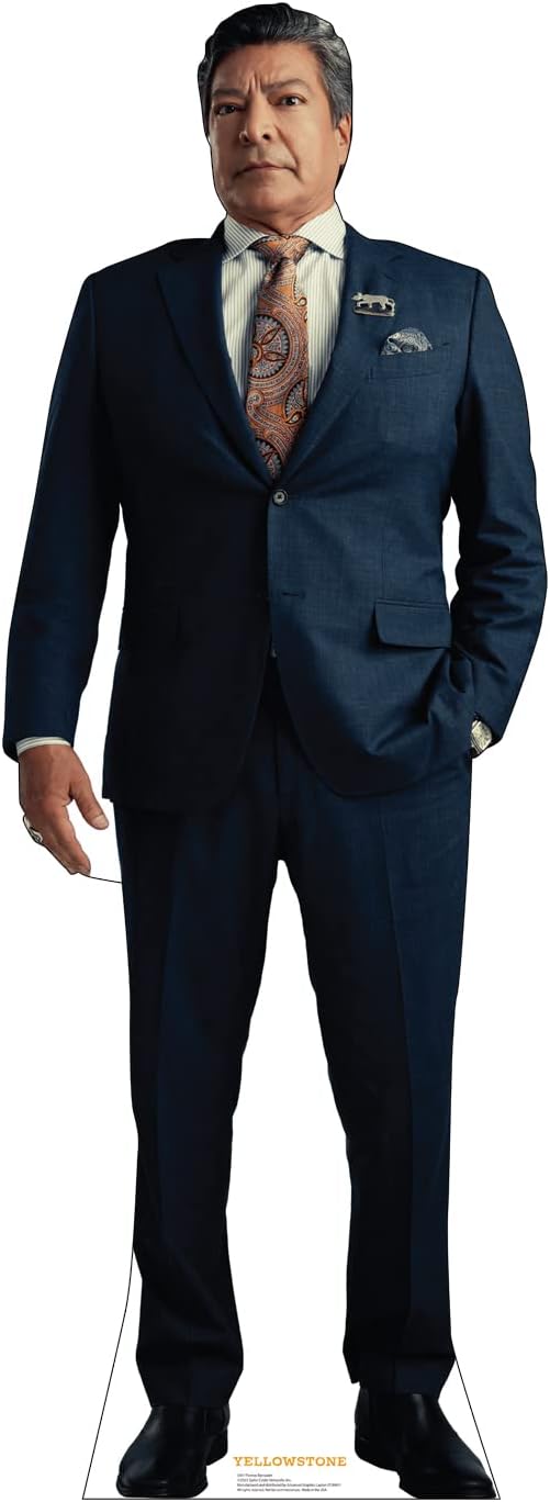 Cardboard People Thomas Rainwater Cardboard Cutout Standup - Paramount's Yellowstone (TV Series)