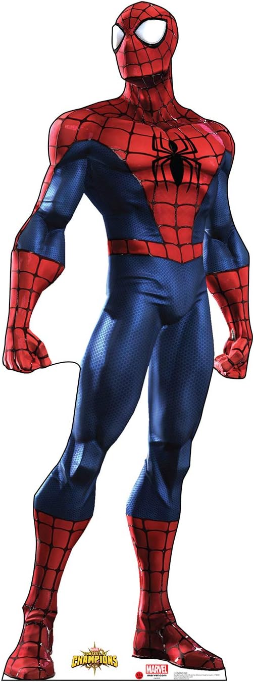 Cardboard People Spider-Man Life Size Cardboard Cutout Standup - Marvel: Contest of Champions - Spider-man