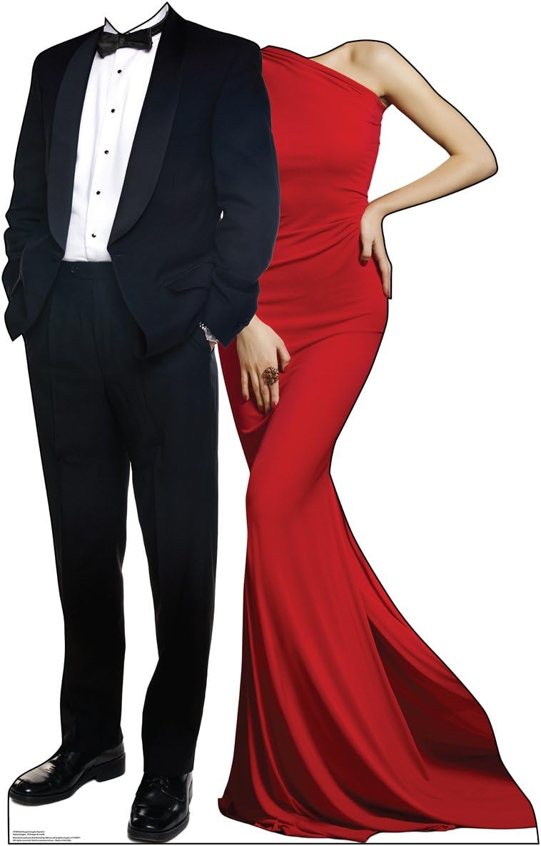 Advanced Graphics Red Carpet Couple Stand-in Life Size Cardboard Cutout Standup - Red Carpet Couple