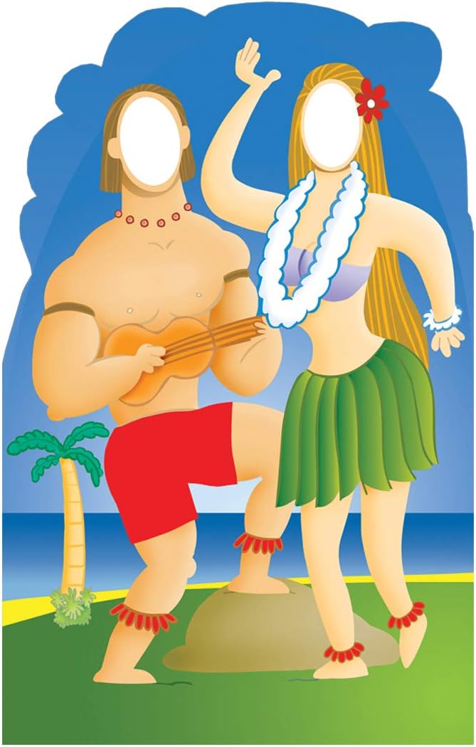 Advanced Graphics Hawaiians with Ukelele Stand-In Life Size Cardboard Cutout Standup