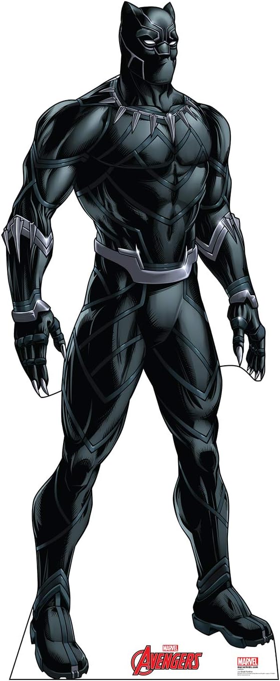 Advanced Graphics Black Panther Life Size Cardboard Cutout Standup - Marvel's Avengers Animated - Black Panther