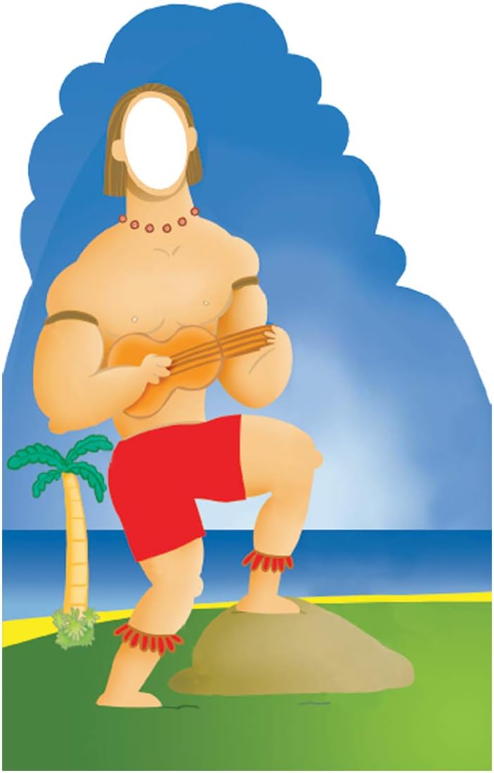 Advanced Graphics Hawaiian Guy Stand-In Life Size Cardboard Cutout Standup