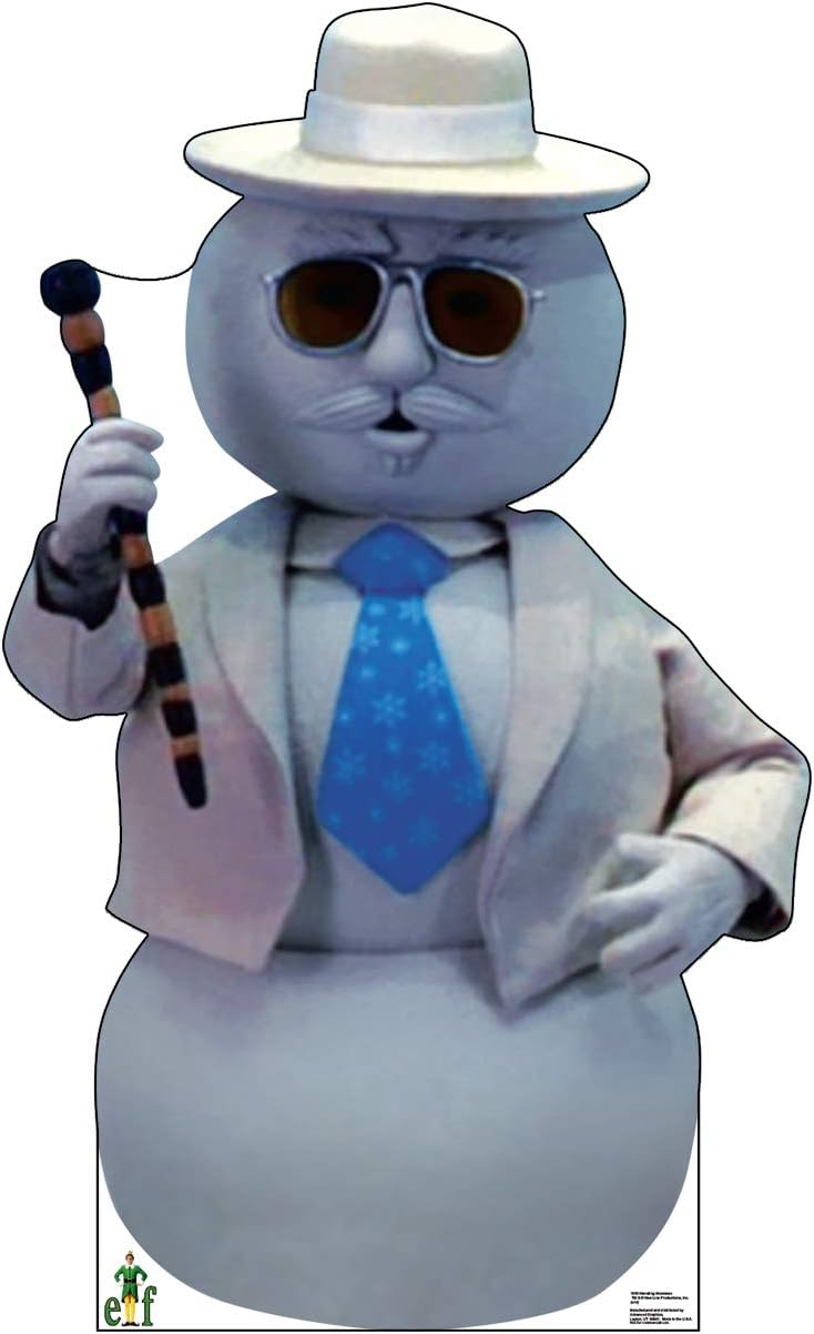 Narrating Snowman Life Size Cardboard Cutout Standup - Elf (2003 Film) - Narrating Snowman