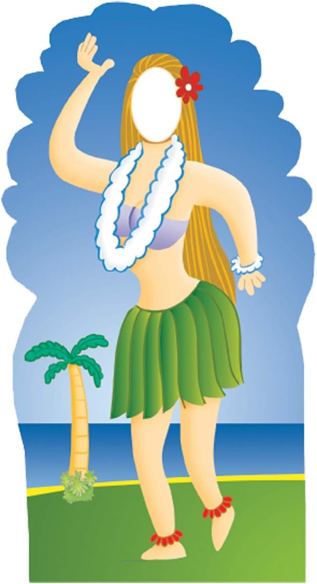 Advanced Graphics Hula Girl Stand-In Life Size Cardboard Cutout Standup