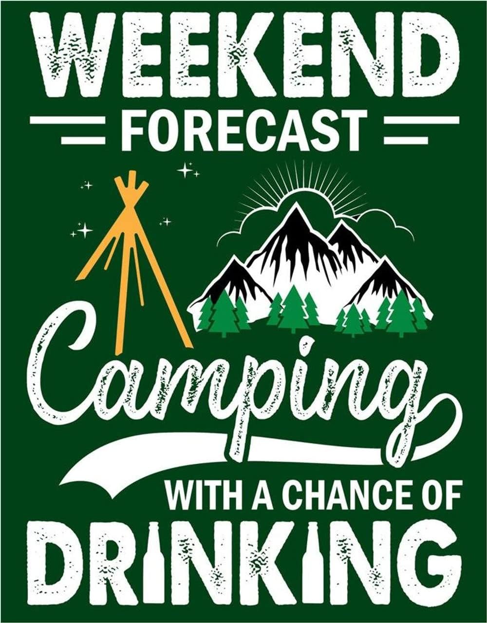 Desperate Enterprises Cabin Camping & Hiking Tin SignsÉ