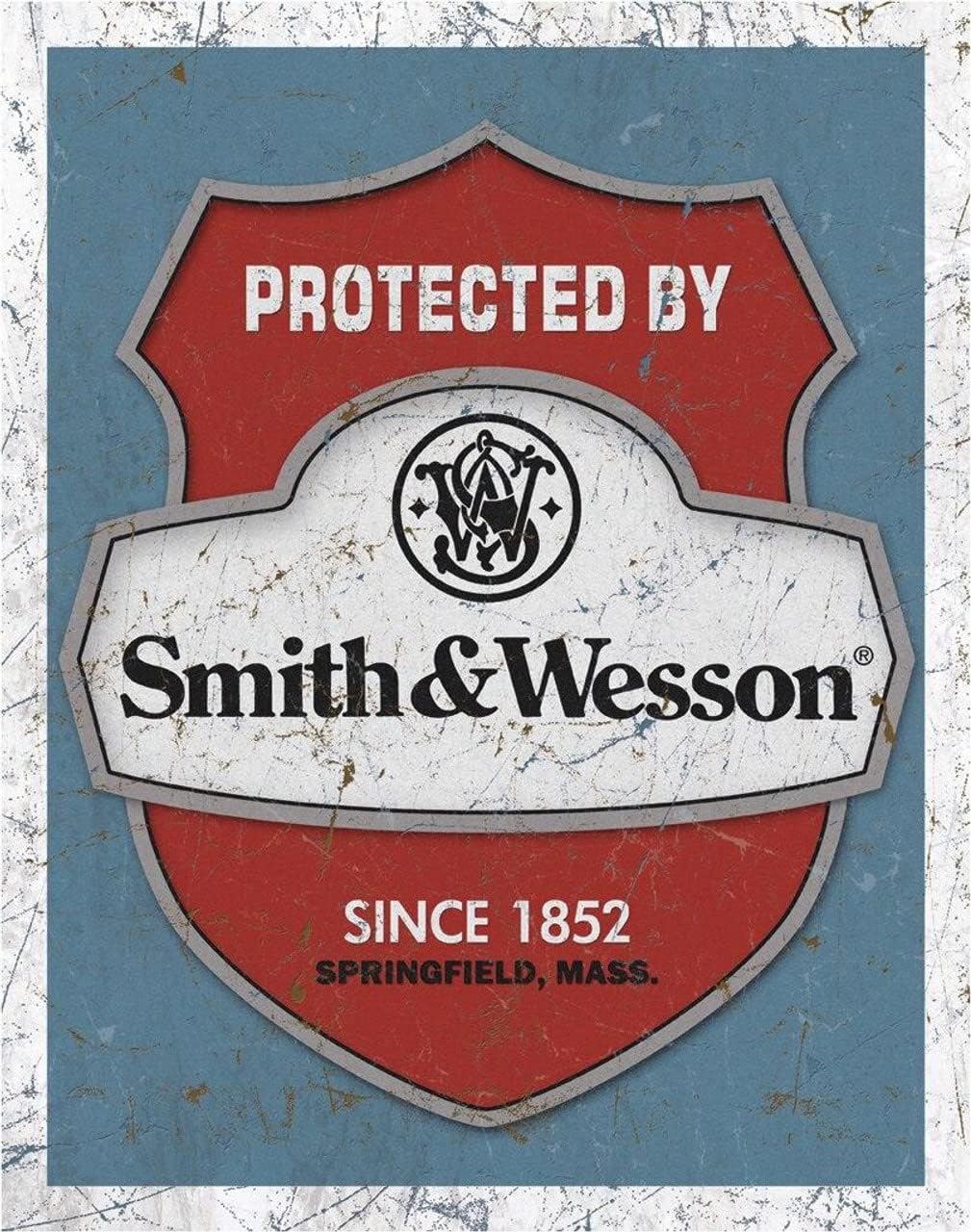 Desperate Enterprises Smith & Wesson Tin Signs