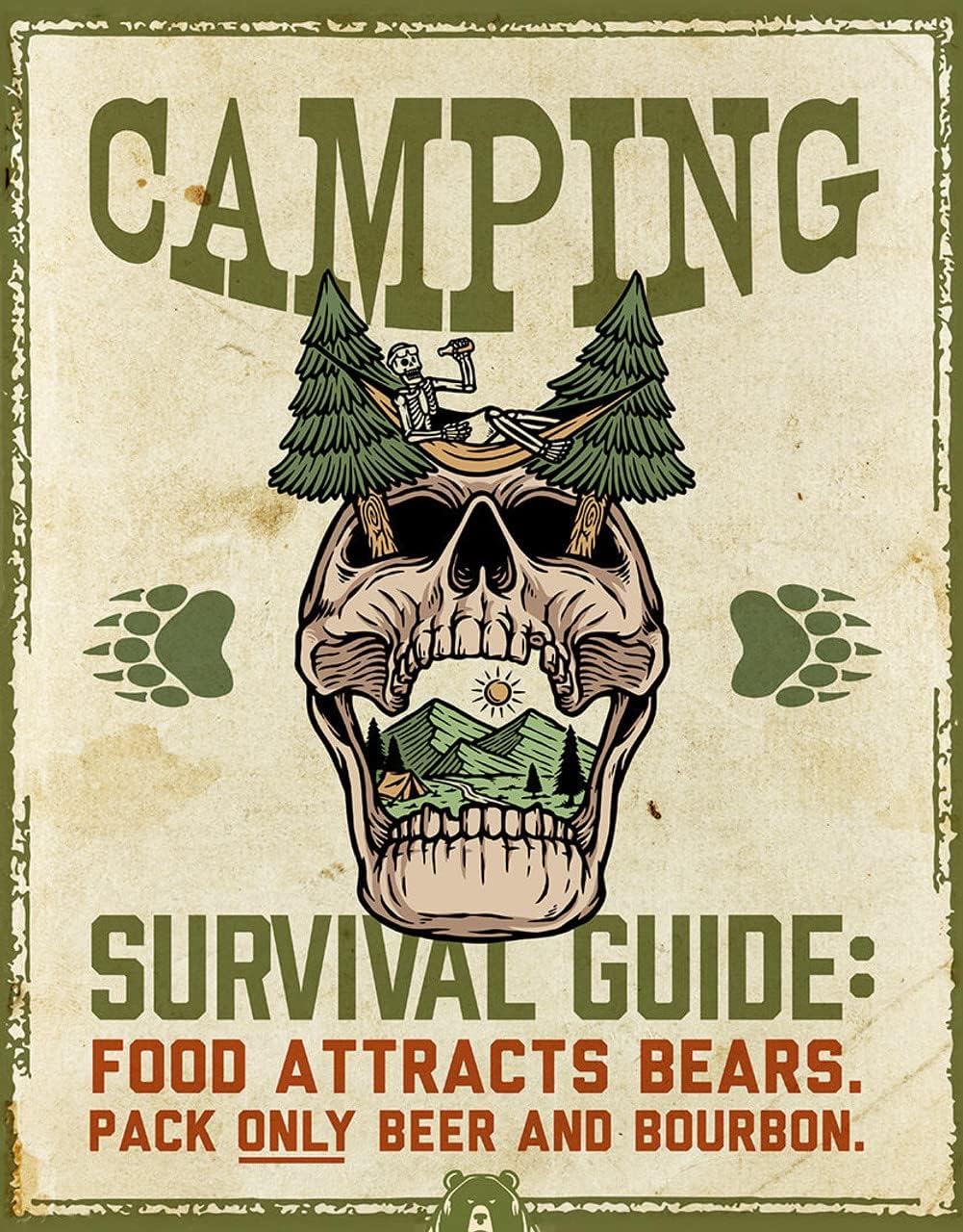 Desperate Enterprises Cabin Camping & Hiking Tin Signs