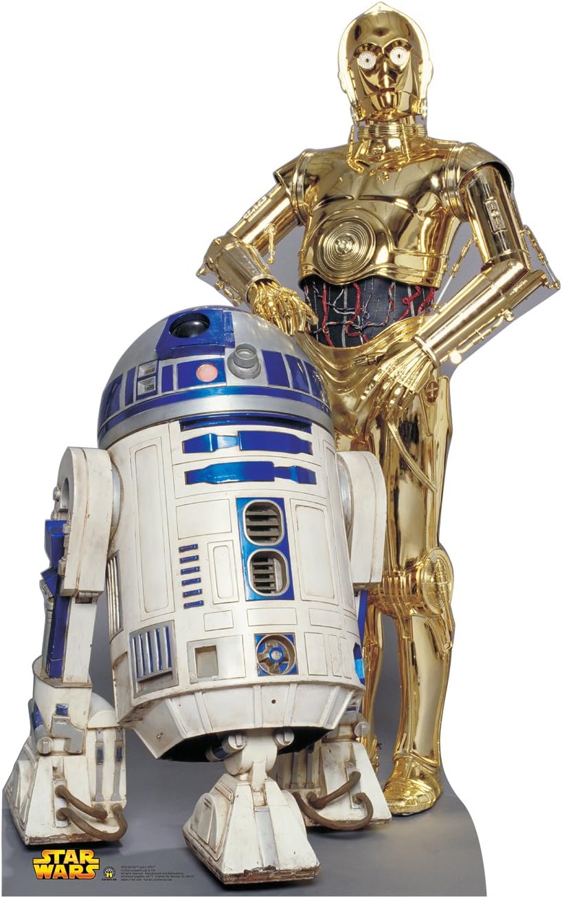 Cardboard People R2-D2 & C-3PO Life Size Cardboard Cutout Standup - Star Wars Classics (IV - VI)