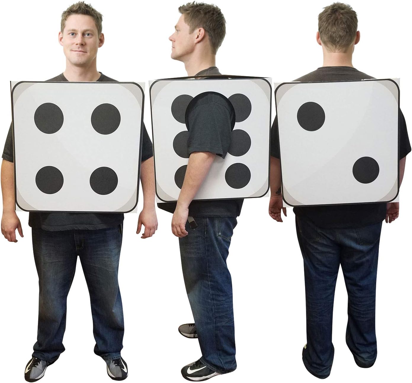 3D Dice Costume - Advanced Graphics Cardboard Costume