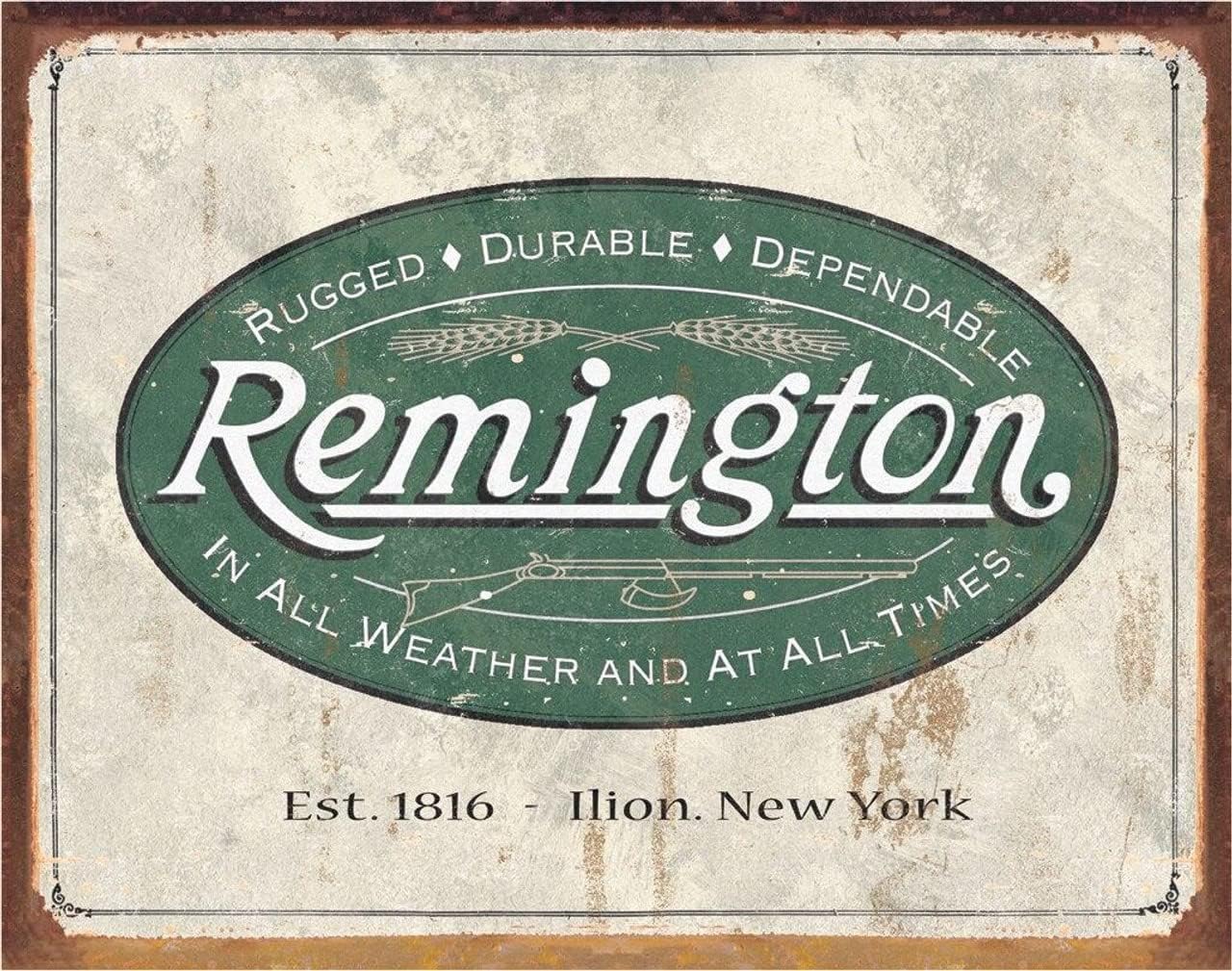 Desperate Enterprises Remington Tin Signs