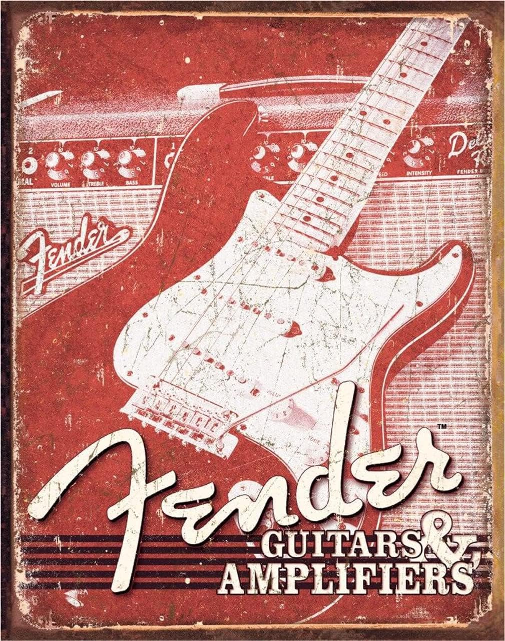 Desperate Enterprises Fender Tin SignsÉ