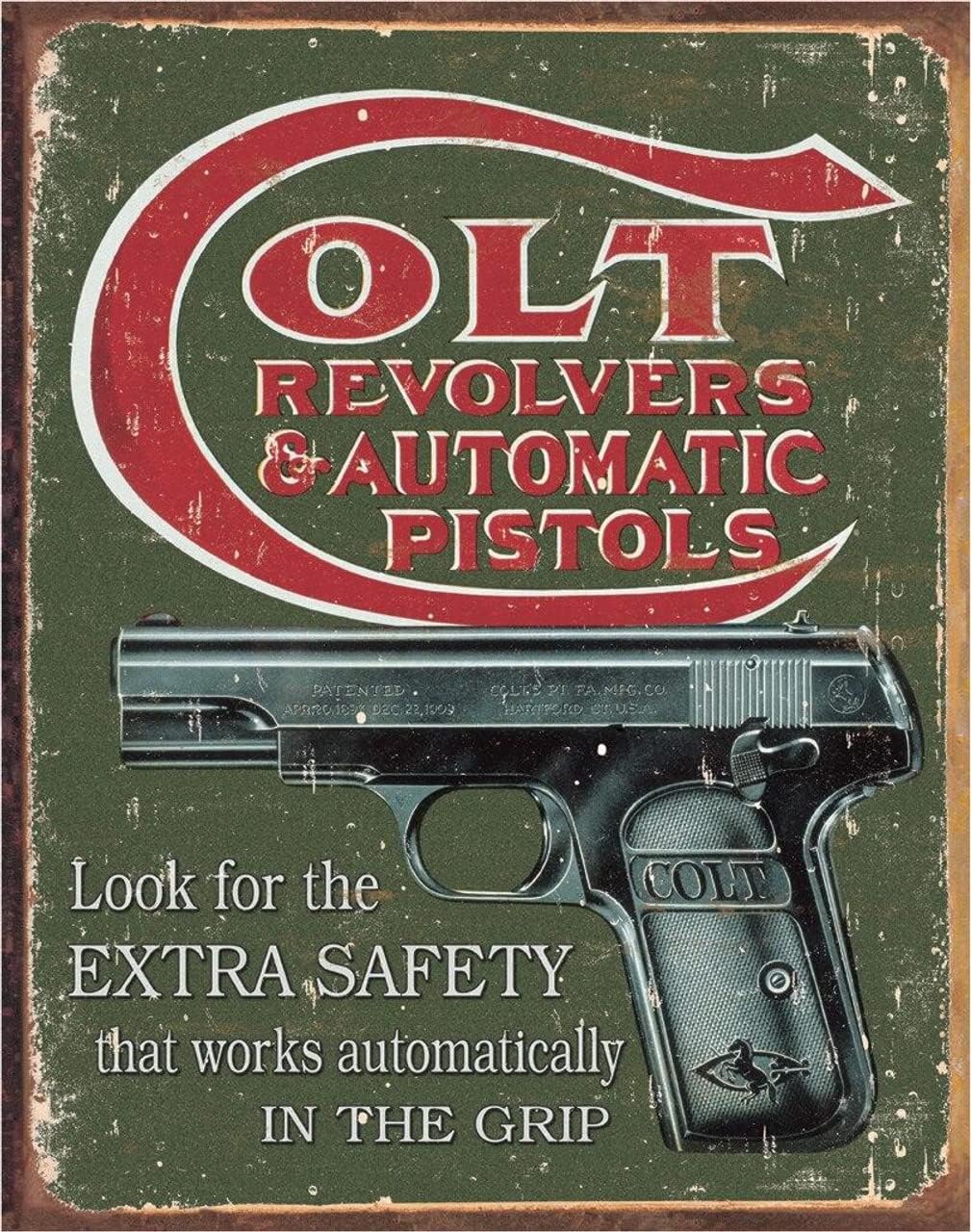 Desperate Enterprises Colt Revolvers Tin SignsÉ