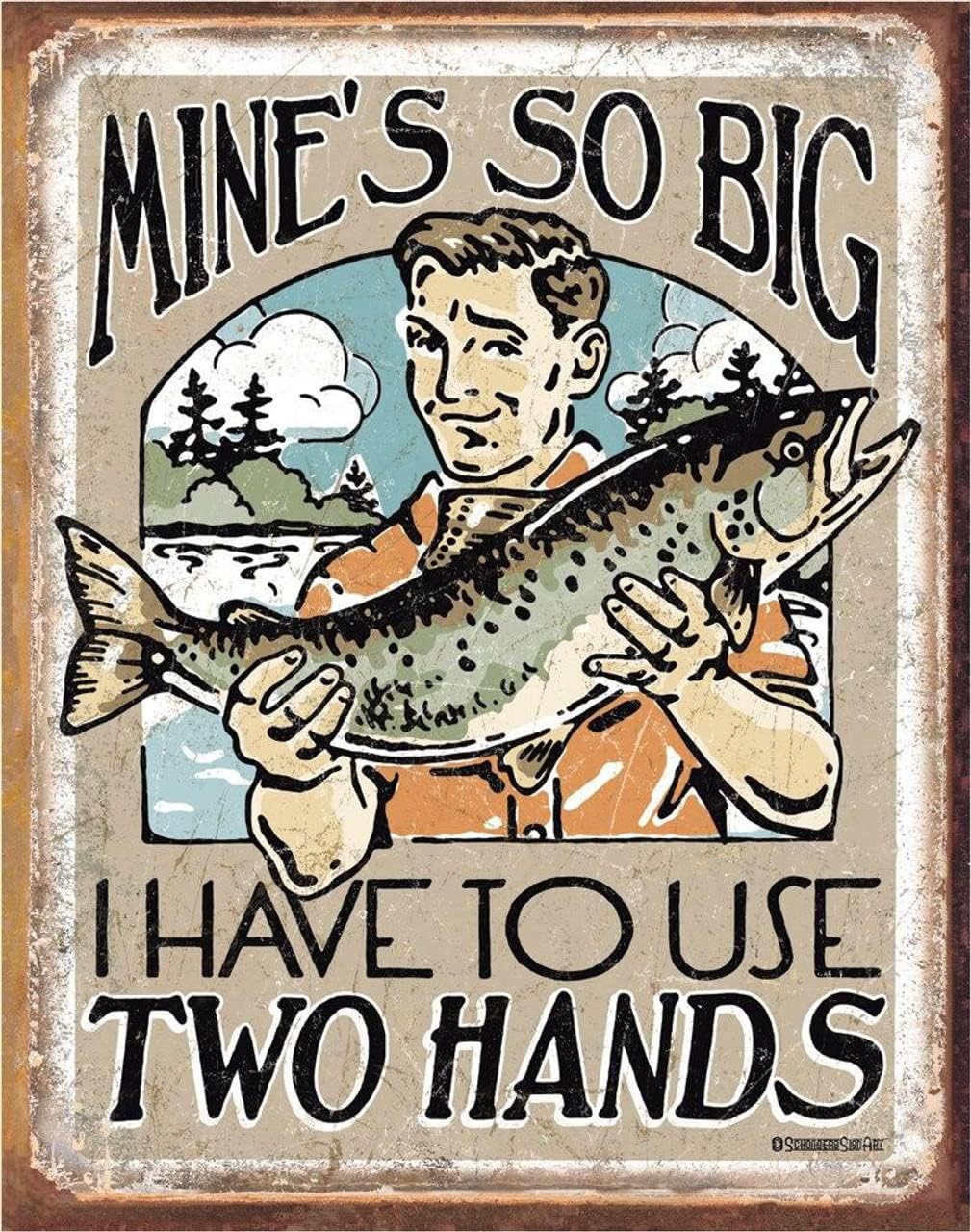 Desperate Enterprises Fishing Tin Signs 2