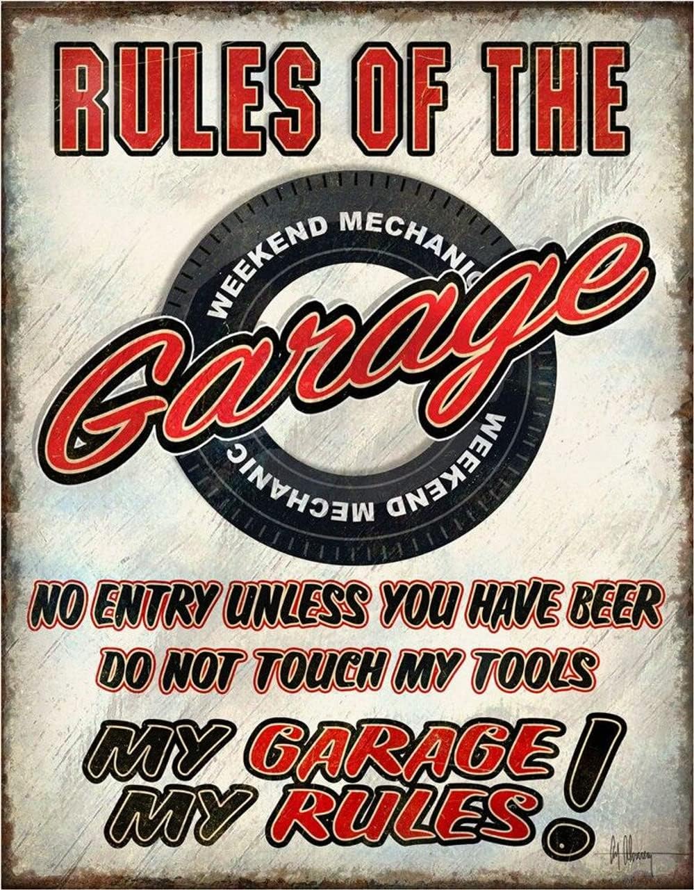 Desperate Enterprises Garage Tin Signs