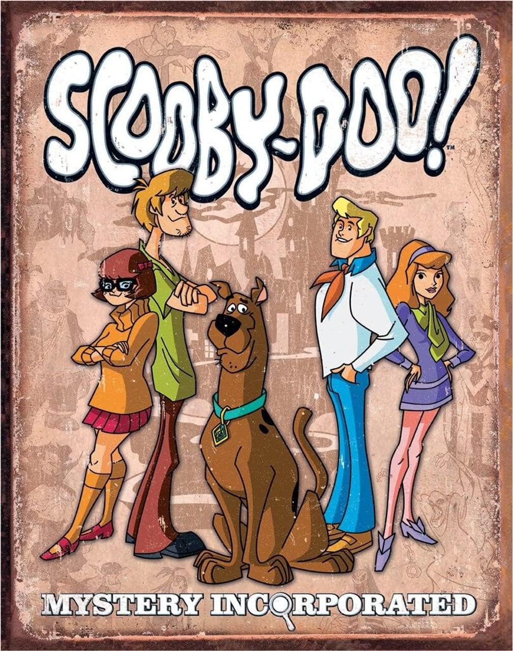 Desperate Enterprises Scooby Doo Tin Signs