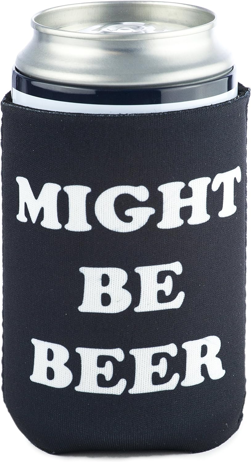 Might Be Beer Collapsible Neoprene Can Coolie - Drink Cooler