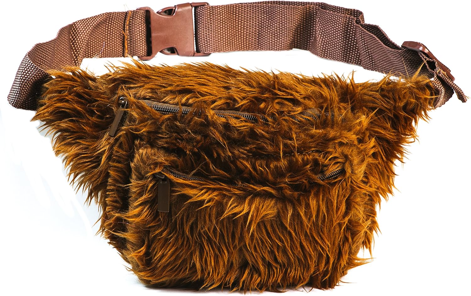 Grizzly Bear Fur Fanny Pack